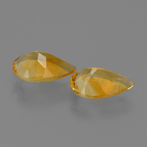 2.00캐럿 천연 골드 시트린 보석, 배 모양, 9×6.1 mm, VVS-VS