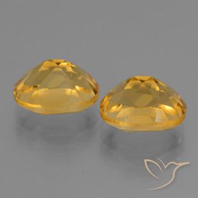 5.64캐럿 천연 다크 골든 황수정 보석, 타원형 컷, VVS-VS