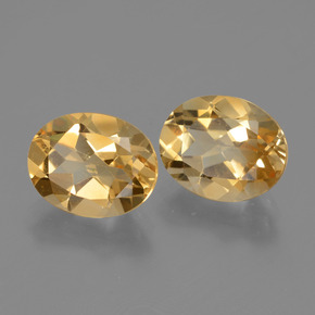 4.84캐럿 천연 골든 시트린 보석, 타원형 컷, 10×7.9 mm, VVS-VS