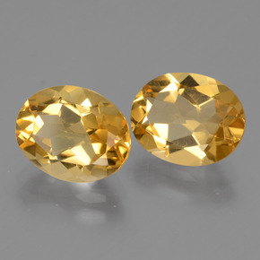 4.66캐럿 천연 미디엄 다크 골든 시트린 보석, 타원형 컷, 10.1×8.2 mm, VVS-VS