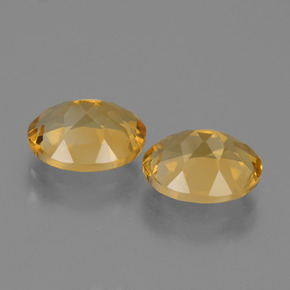 4.81캐럿 천연 딥 골든 오렌지 시트린 보석, 타원형 컷, 10.1×7.9 mm, VVS