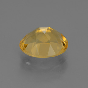2.50캐럿 천연 미디엄 골든 시트린, 타원형 컷, 10×8 mm, VVS