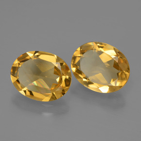 4.05캐럿 천연 다크 골든 시트린 보석, 타원형 컷, 10×8 mm, VVS-VS