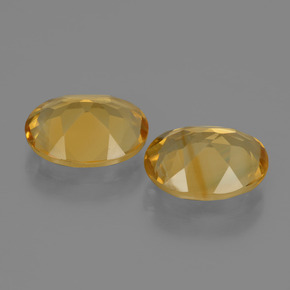 4.05캐럿 천연 다크 골든 시트린 보석, 타원형 컷, 10×8 mm, VVS-VS