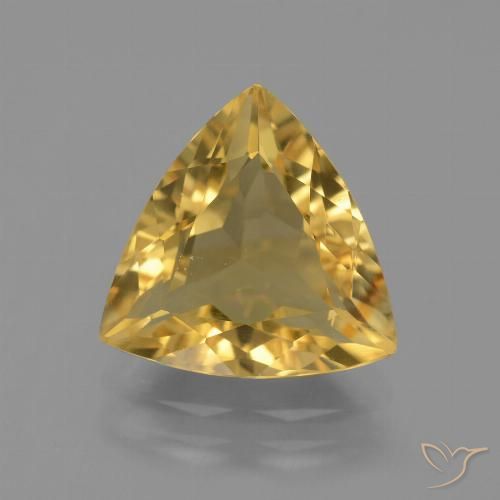 3.69ct 자연스러운 미디엄 라이트 골든 황수정, 일조, VVS