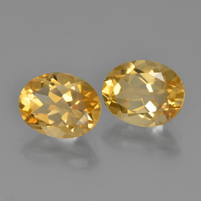 4.65캐럿 천연 딥 골든 오렌지 시트린 보석, 타원형 컷, 9.8×7.7 mm, VVS