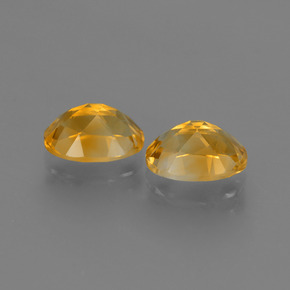 2.38캐럿 천연 딥 골든 오렌지 시트린 보석, 타원형 컷, 8.1×6 mm, VVS