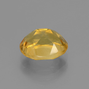 2.80캐럿 천연 브라이트 골드 시트린, 타원형 컷, 10×8 mm, VVS-VS