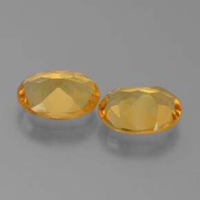 4.75캐럿 천연 미디엄 라이트 오렌지 골드 시트린 보석, 타원형 컷, 9.9×8 mm, VS