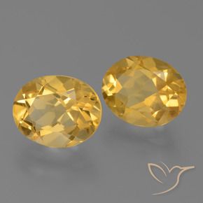5.25캐럿 천연 미디엄 골드 시트린 보석, 타원형 컷, 10.1×8.1 mm, VVS