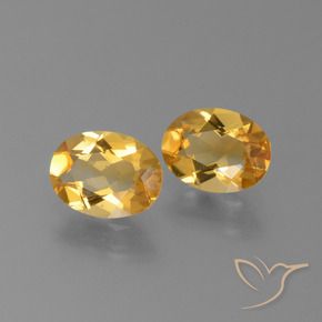 1.92캐럿 천연 미디엄 다크 골든 시트린 보석, 타원형 컷, 7.9×6 mm, VVS