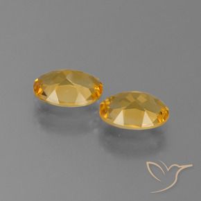 1.92캐럿 천연 미디엄 다크 골든 시트린 보석, 타원형 컷, 7.9×6 mm, VVS