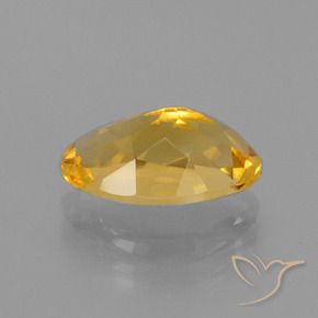 2.58캐럿 천연 딥 골든 오렌지 시트린, 타원형 컷, 11.6×7.8 mm, VVS