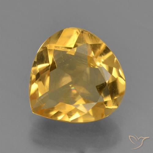 1.45ct 자연스러운 다크 골든 황수정, 배 모양, VS