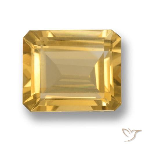 5.12ct 자연스러운 골든 오렌지 황수정, 방석, VS