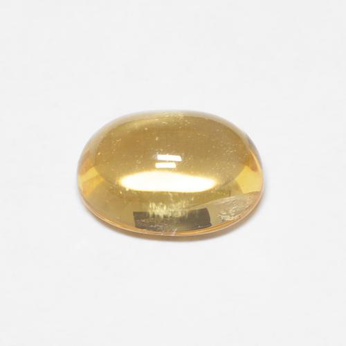 1.40캐럿 천연 골든 시트린, 타원형 컷, 7.9×5.9 mm, 투명한