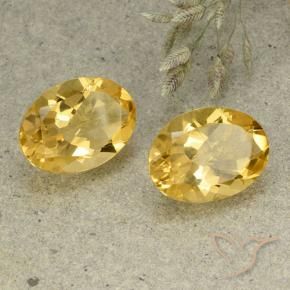 9.74캐럿 천연 미디엄 골든 시트린 보석, 타원형 컷, 13.9×10 mm, VVS-VS