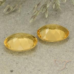 9.74캐럿 천연 미디엄 골든 시트린 보석, 타원형 컷, 13.9×10 mm, VVS-VS
