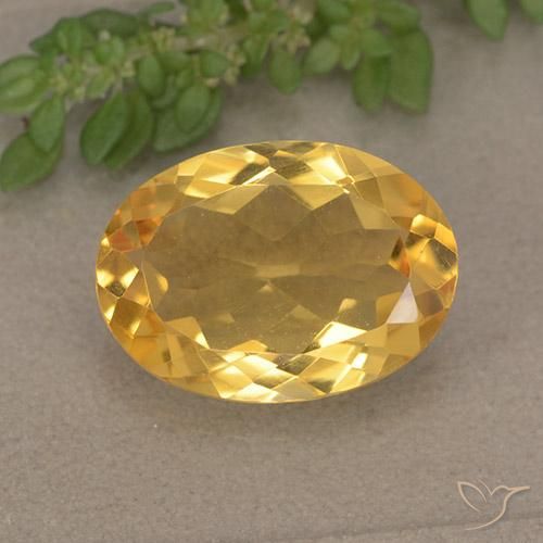 4.89ct 자연스러운 다크 골든 황수정, 타원형, VVS-VS