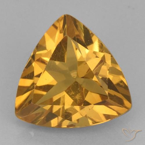 1.98ct 자연스러운 다크 골든 황수정, 일조, VVS