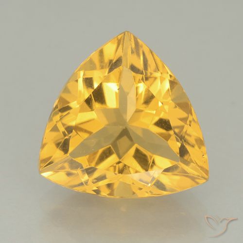2.16ct 자연스러운 미디엄 골드 황수정, 일조, VVS