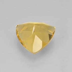 2.23캐럿 천연 딥 골드 시트린, 트릴리언, 9.1×8.9 mm, VVS