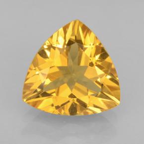 1.96캐럿 천연 골든 오렌지 시트린, 트릴리언, 9.1×8.8 mm, VVS