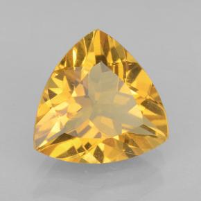 1.96캐럿 천연 골든 오렌지 시트린, 트릴리언, 9.1×8.8 mm, VVS