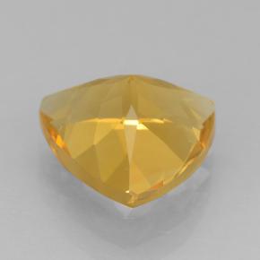 1.96캐럿 천연 골든 오렌지 시트린, 트릴리언, 9.1×8.8 mm, VVS
