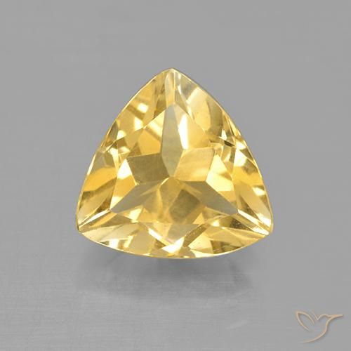 2.03ct 자연스러운 미디엄 골드 황수정, 일조, VS