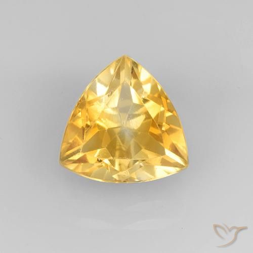 2.28ct 자연스러운 미디엄 골드 황수정, 일조, VVS-VS