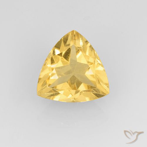 1.88ct 자연스러운 미디엄 골드 황수정, 일조, VVS-VS