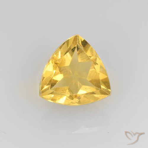 1.95ct 자연스러운 미디엄 골드 황수정, 일조, VVS-VS