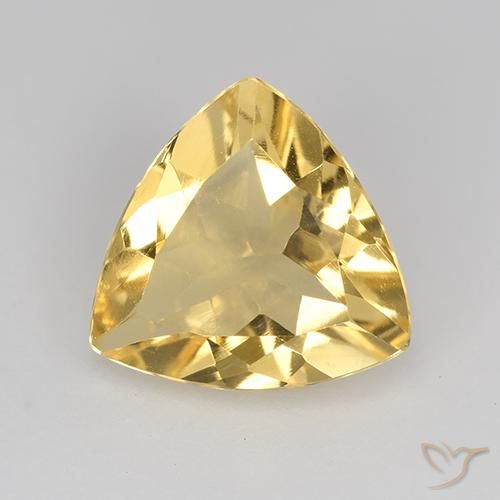 1.74ct 자연스러운 골든 오렌지 황수정, 일조, VVS-VS