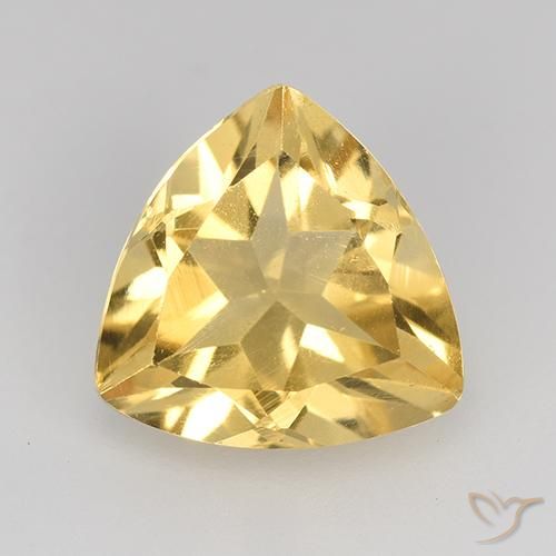 2.03ct 자연스러운 골든 오렌지 황수정, 일조, VVS-VS