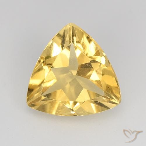 2.02ct 자연스러운 골든 오렌지 황수정, 일조, VVS-VS