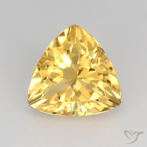 2.13ct 자연스러운 브라이트 골드 황수정, 일조, VVS-VS