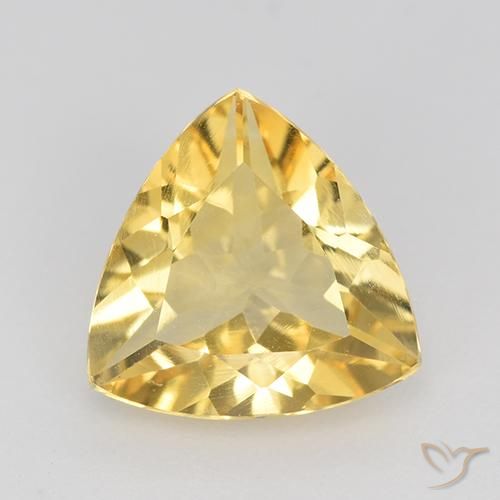 1.86ct 자연스러운 미디엄 골드 황수정, 일조, VVS-VS