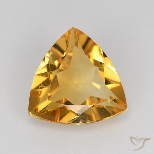 1.85ct 자연스러운 미디엄 오렌지 황수정, 일조, VVS-VS