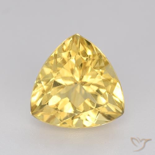2.50ct 자연스러운 금 황수정, 일조, VVS-VS