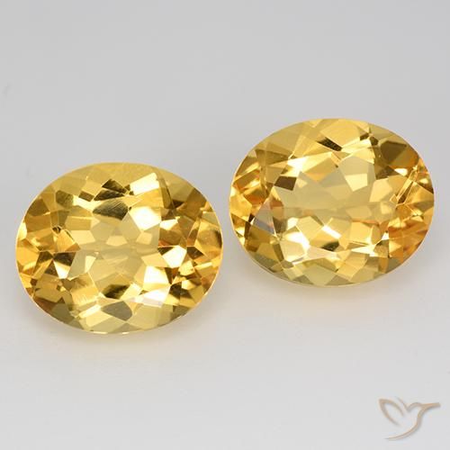 9.44캐럿 천연 골든 시트린 보석, 타원형 컷, 12.2×10 mm, VVS-VS