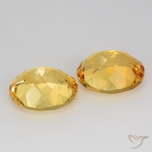 9.44캐럿 천연 골든 시트린 보석, 타원형 컷, 12.2×10 mm, VVS-VS