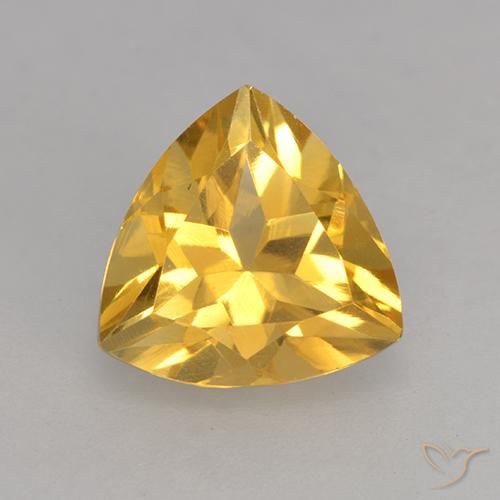 2.26ct 자연스러운 미디엄 골드 황수정, 일조, VVS-VS