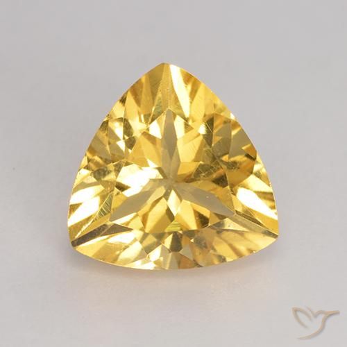 2.06ct 자연스러운 미디엄 골드 황수정, 일조, VS