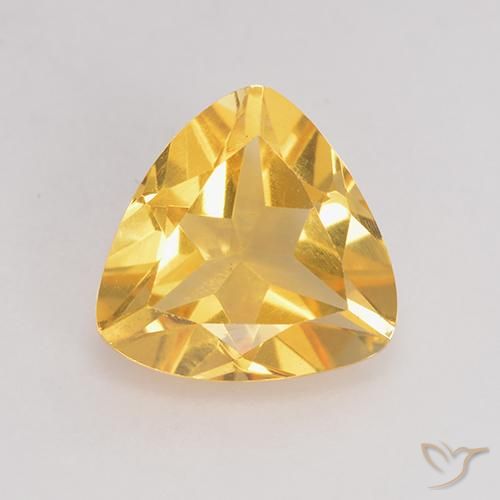 1.99ct 자연스러운 미디엄 골드 황수정, 일조, VS