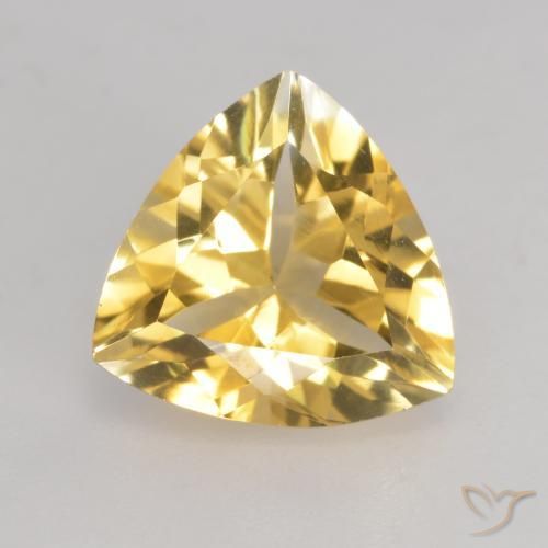2.18ct 자연스러운 골든 황수정, 일조, VVS-VS