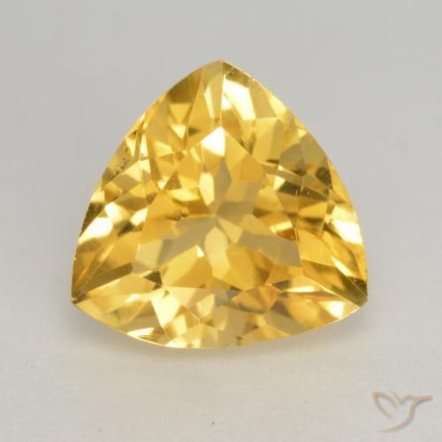 2.13ct 자연스러운 미디엄 골드 황수정, 일조, VVS-VS
