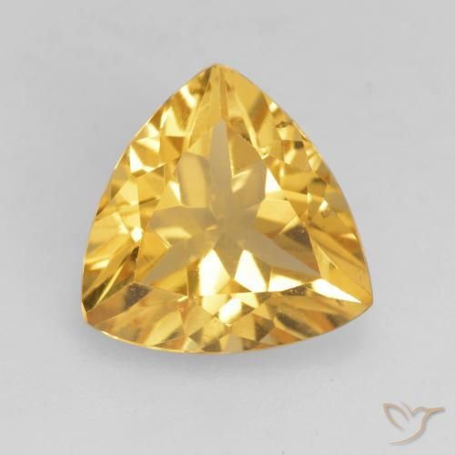 2.05ct 자연스러운 미디엄 골드 황수정, 일조, VVS-VS