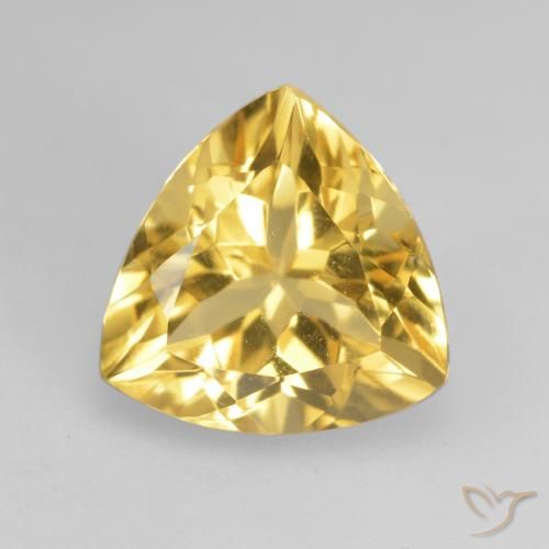 2.31ct 자연스러운 골든 오렌지 황수정, 일조, VVS-VS