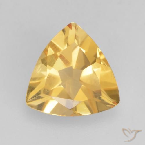 1.29ct 자연스러운 미디엄 골드 황수정, 일조, VS